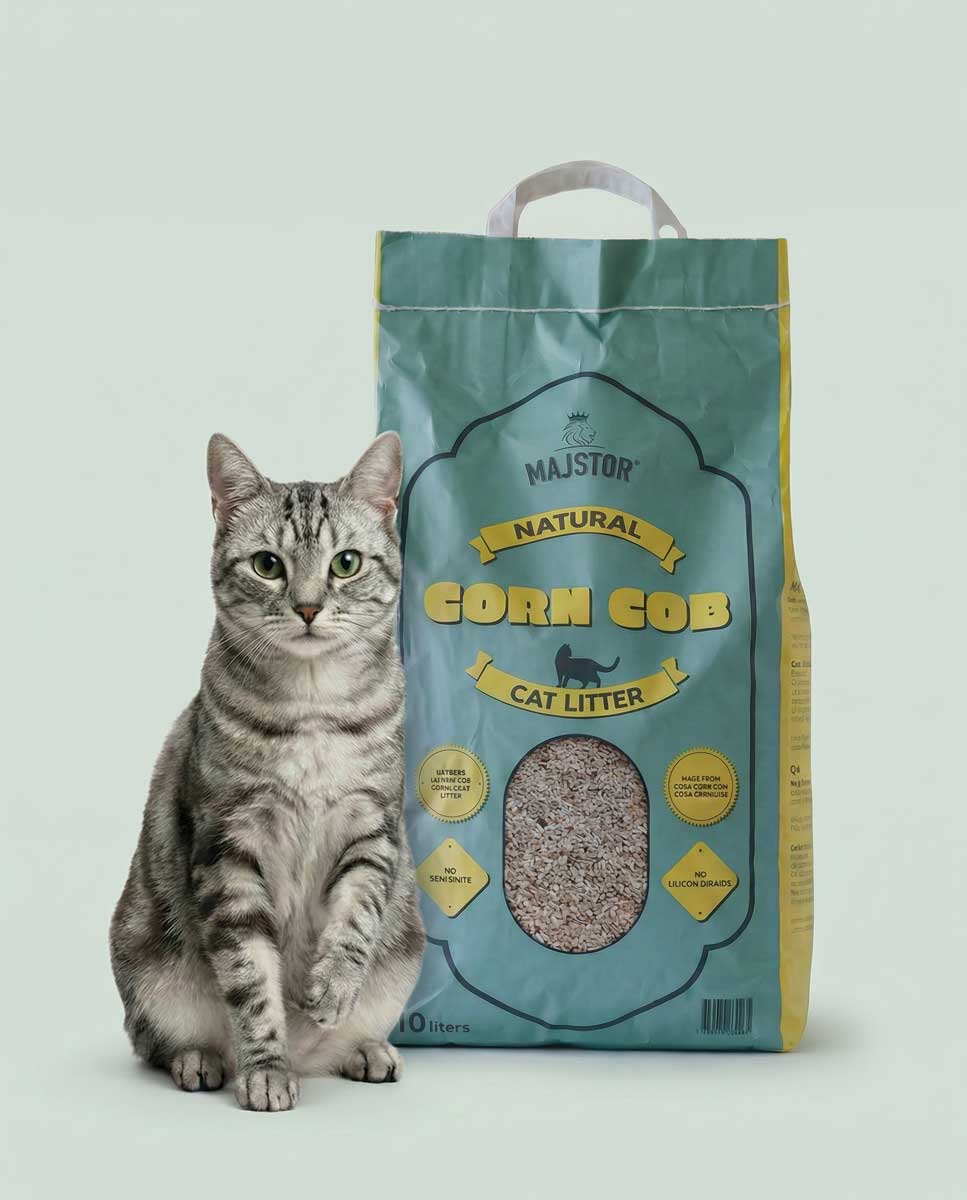 Naturligt kattströ - Corn Cob