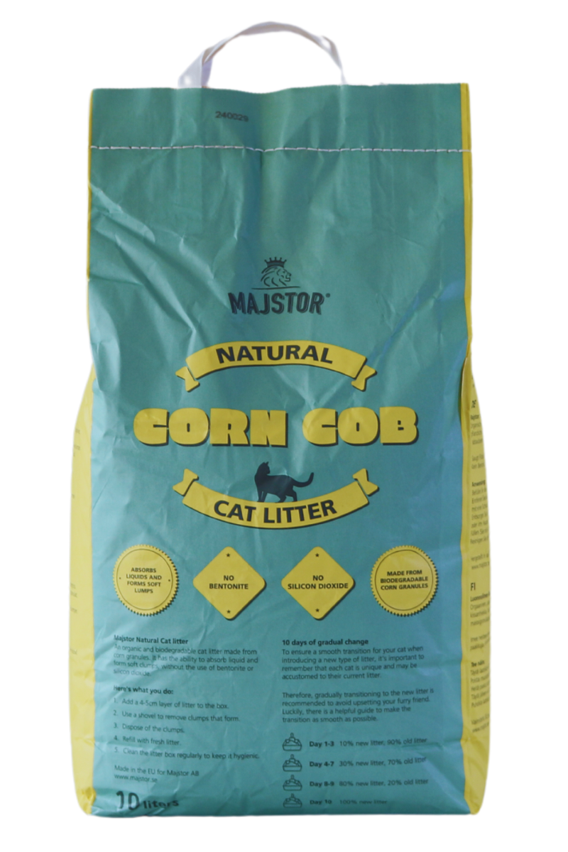 Naturligt kattströ - Corn Cob